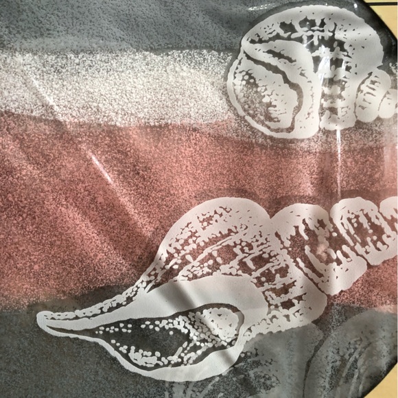 (Ex-cel) Vintage Seashell Shower Curtain - NEW IN BOX! - Picture 3 of 4